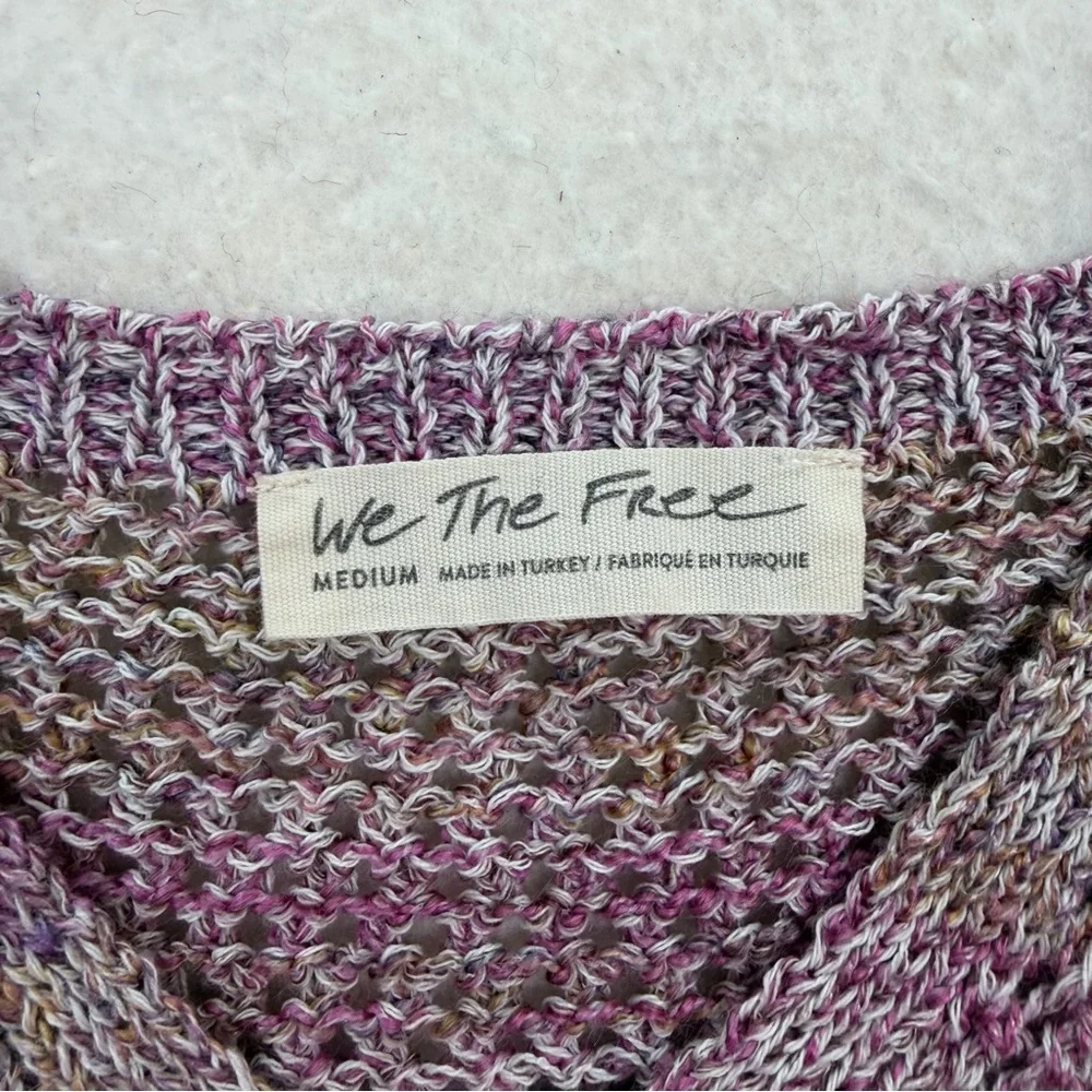 We The Free People Under The Starlight Open Back Knit Tank Top Size Medium - Picture 4 of 8